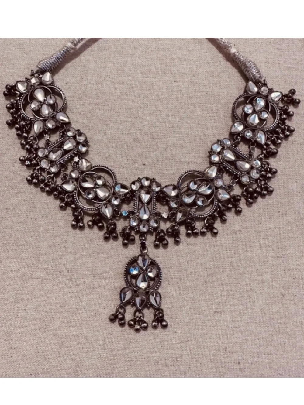 Kundan Silver Necklace